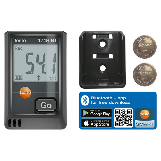 Логгер Testo 174 H BT Bluetooth чёрный