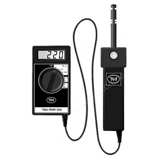 Люксметр+измеритель температуры и влажности воздуха ТКА-ПКМ 43