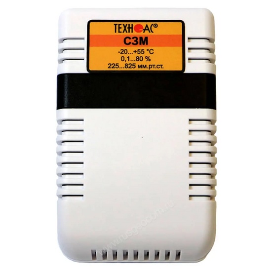 Смарт-зонд микроклимата настенный (измерения давления атмосферного, температуры и влажности) ТЕХНО-АС СЗМ