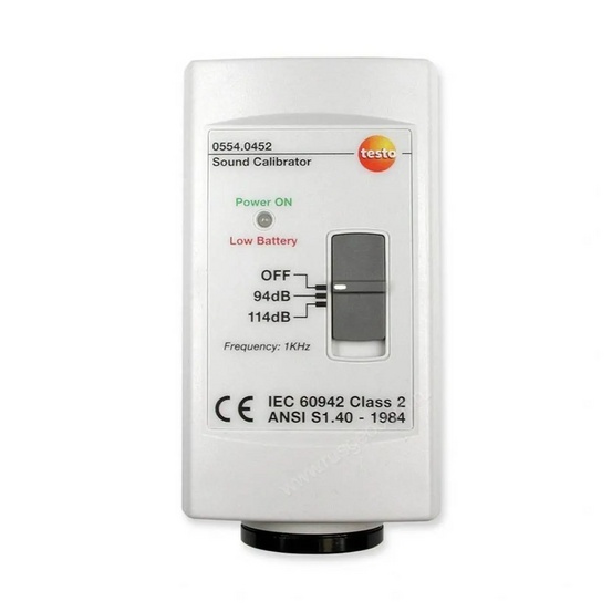 Калибратор уровня шума Testo