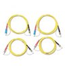 Комплект одномодовых тестовых эталонных кабелей Fluke Networks SRC-9-SCST-KIT (2 м) для тестирования оптоволоконных кабелей ST (2 SC/ST, 2 ST/ST)