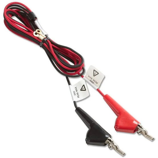 Fluke Networks P1980001, кабель тестовый PP - “крокодил” с контактами под углом и иглой для прокола изоляции