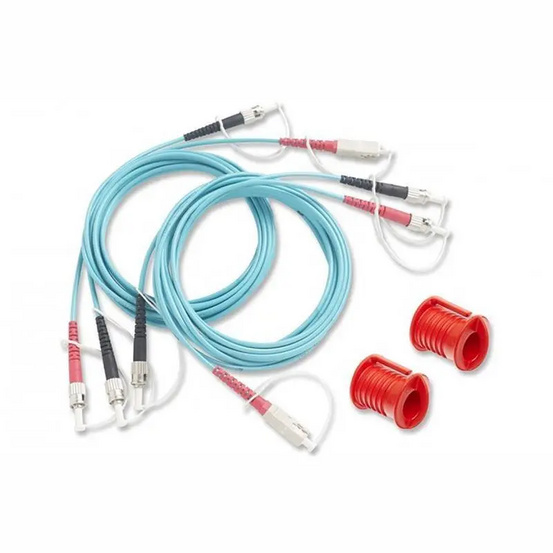 Комплект Fluke Networks NFK2-DPLX-ST из двух дуплексных многомодовых эталонных кабелей 50 мкм с коннекторами ST