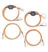 Fluke Networks MRC-625EFC-SCSCKIT, набор многомодовых  образцовых шнуров (4 SC/SC) для проверки оконцованных разъёмом SC  62,5µm волокон