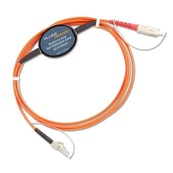 Fluke Networks MRC-625-EFC-SCLC, многомодовый  образцовый 2 м шнур (SC-LC) для проверки оконцованных разъёмом LC  62,5µm волокон