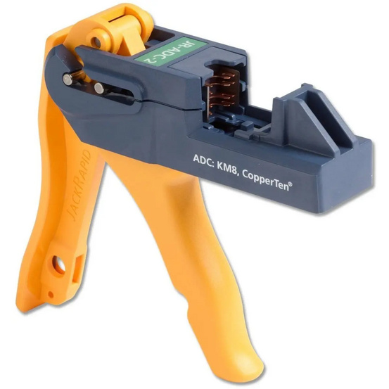 Fluke Networks JR-ADC-2, инструмент для обрезки кабеля JACKRAPID TERMINATION TOOL для разъема ADC C6a CopperTen® UTP RJ45 и C6 TrueNet® KM8 UTP RJ45