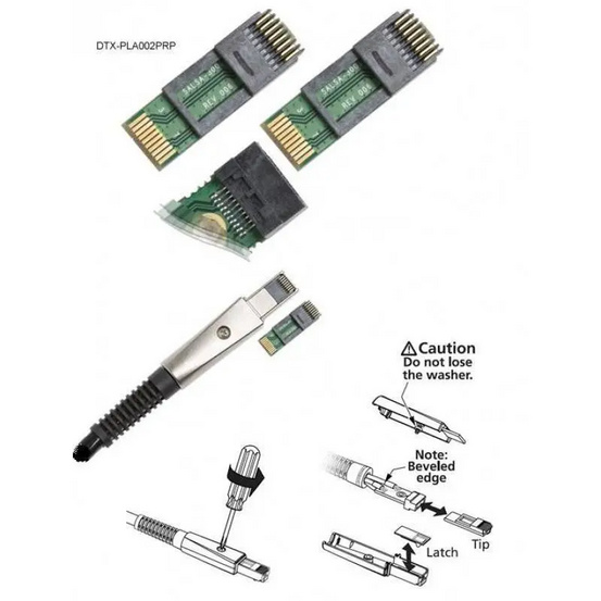 Fluke Networks DTX-PLA002PRP, запчасти для разъема DTX-PLA002