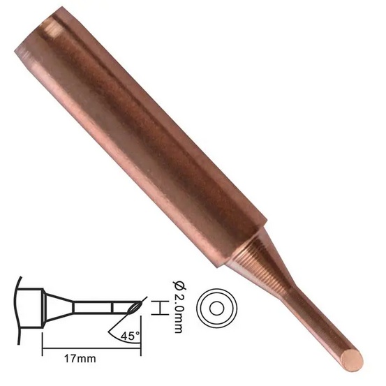 Жало медное МЕГЕОН 900M-T-2C-CU