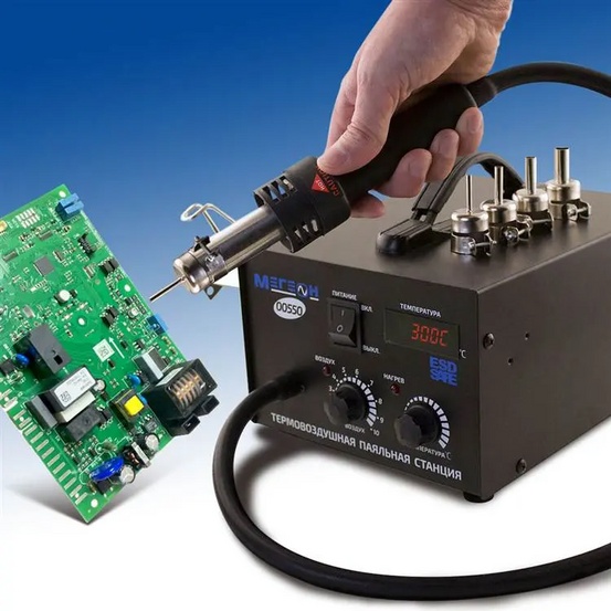 Термовоздушная паяльная станция МЕГЕОН 00550