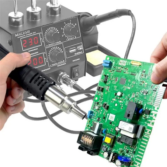 Паяльная станция с цифровым управлением МЕГЕОН 00686S