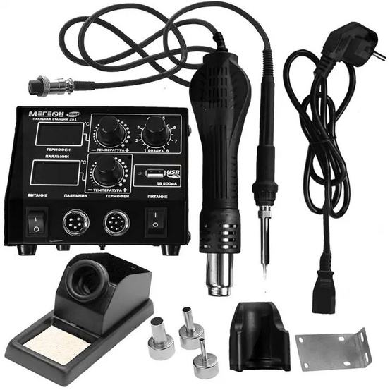 Паяльная станция с цифровым управлением МЕГЕОН 00686S