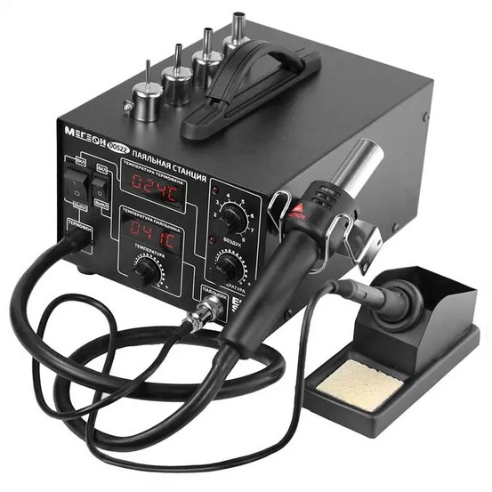 Комбинированная паяльная станция МЕГЕОН 00522