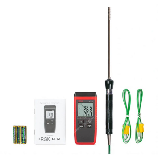 Термометр RGK CT-12 с зондом температуры воздуха TR-10A