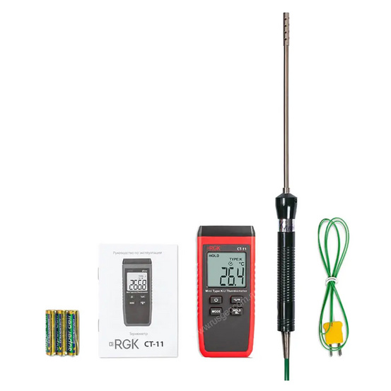 Термометр RGK CT-11 с зондом температуры воздуха TR-10A