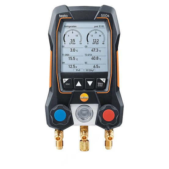 Цифровой манометрический коллектор Testo 550s комплект 1 в кейсе