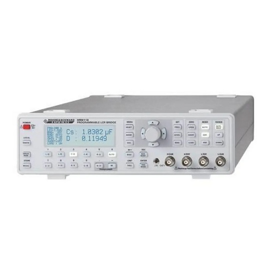 Мост/измеритель Rohde Schwarz LCR HM8118 (200 кГц)