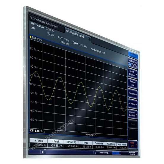 Измерения FM Stereo Rohde&Schwarz FSV-K7S для анализаторов спектра и сигналов