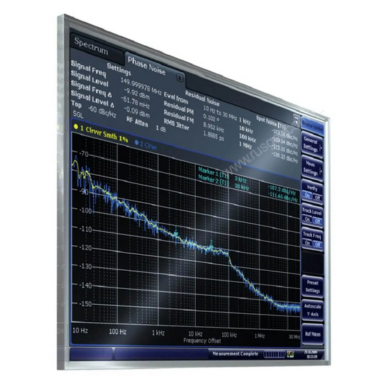 Измерение фазовых шумов Rohde&Schwarz FSV-K40 для анализаторов спектра и сигналов