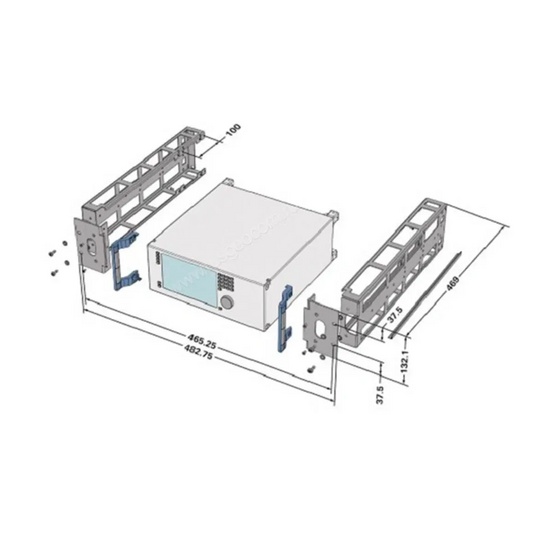 Адаптер Rohde&Schwarz ZZA-S334 для установки в стойку 19’’ для анализаторов спектра и сигналов