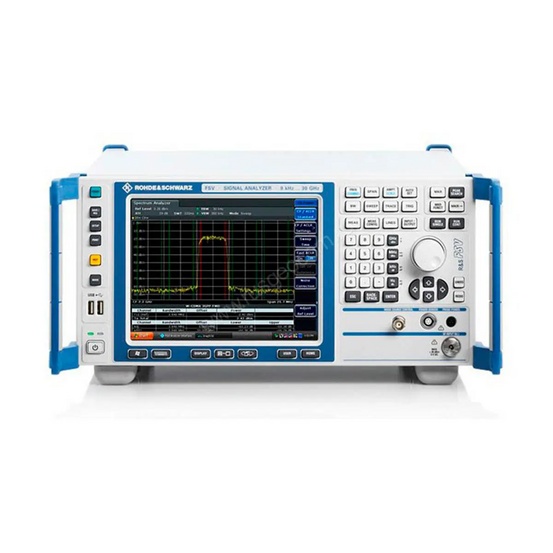 Анализатор спектра Rohde Schwarz FSV4
