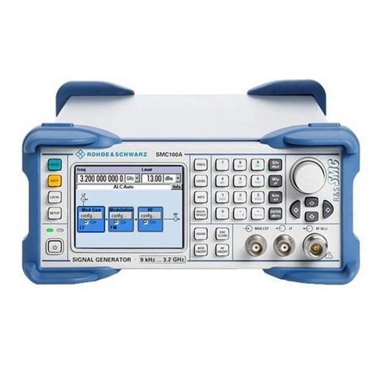 Генератор сигналов Rohde Schwarz SMC100A с опцией SMC-B103