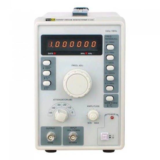 ПрофКиП Г3-125М генератор сигналов низкочастотный (10 Гц … 1 МГц)