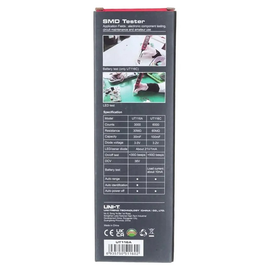 Тестер SMD компонентов UNI-T UT116A