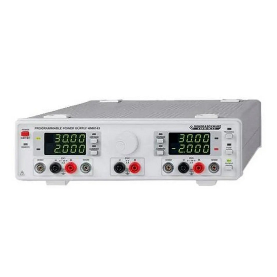 Трехканальный функциональный источник питания Rohde Schwarz HM8143