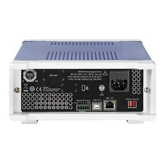 Источник питания Rohde Schwarz NGE103