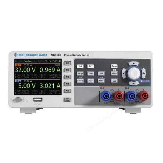 Двухканальный источник питания Rohde Schwarz NGE102B
