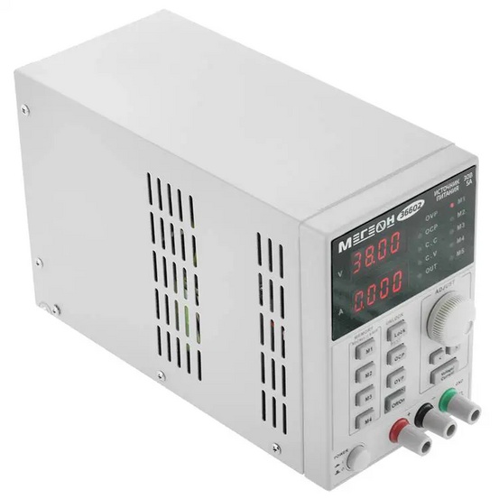 Одноканальный программируемый линейный источник питания МЕГЕОН 36602