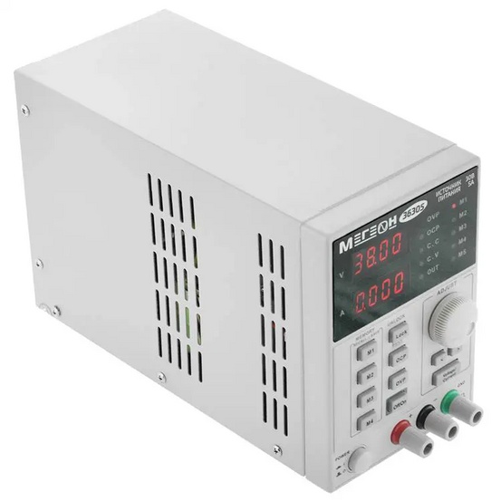 Одноканальный программируемый линейный источник питания МЕГЕОН 36305