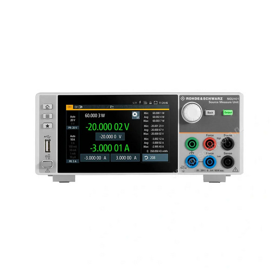 Двухквадрантный источник питания Rohde & Schwarz NGU201