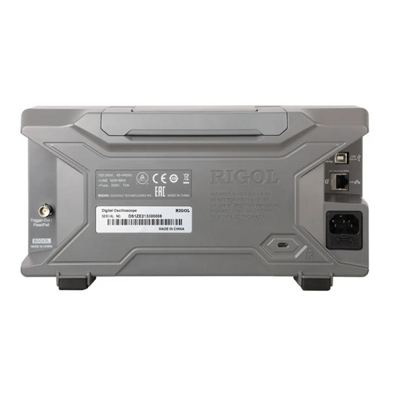 Цифровой осциллограф RIGOL DS1202Z-E с поверкой