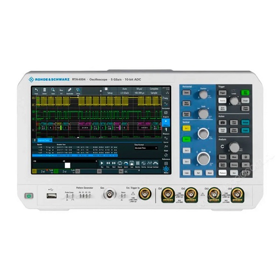 Осциллограф Rohde Schwarz RTA4004