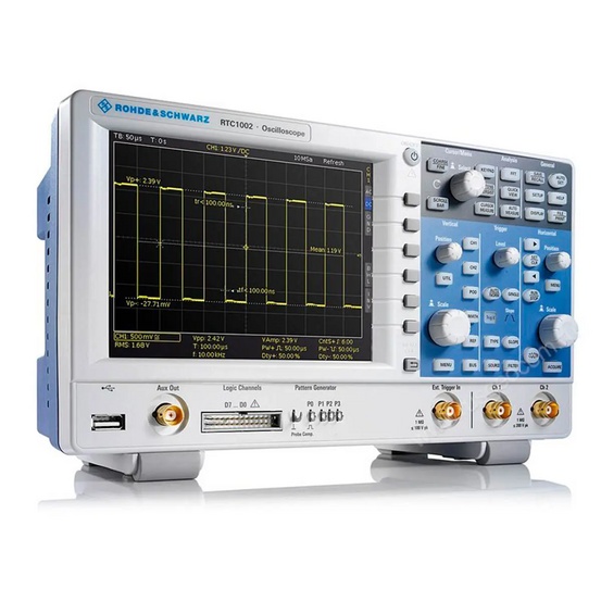 Осциллограф Rohde Schwarz RTC1002 с опциями RTC-B223, RTC-B6, RTC-B1, RTC-PK1