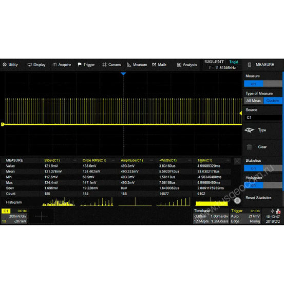 Осциллограф АКИП-4129А + Опция 200А