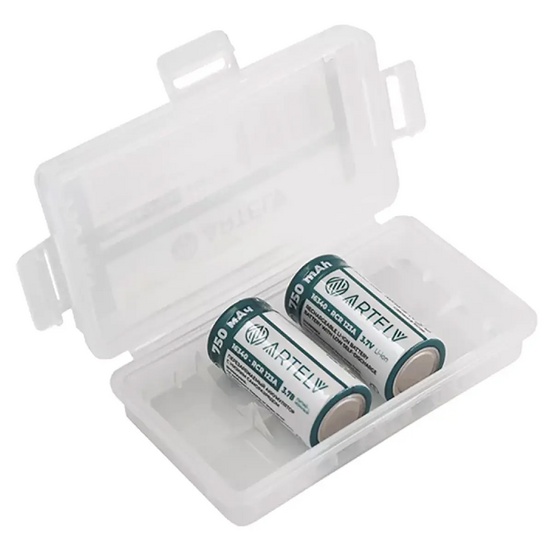 Аккумуляторная батарея RCR123 ARTELV 3.7V Li-Ion 750 mAh
