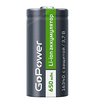 Аккумулятор GoPower Li-ion 16340 3,7В 650мАч
