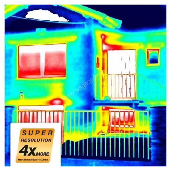 Опция Super Resolution для Testo 885