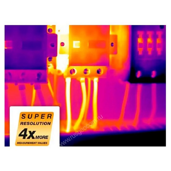 Опция Super Resolution для Testo 885