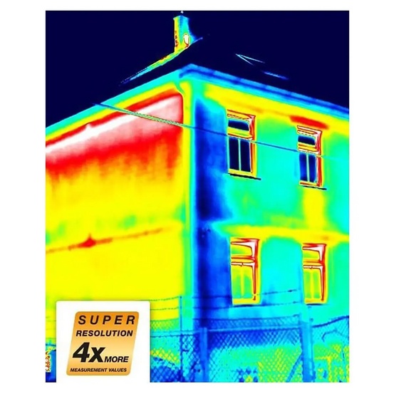 Опция Super Resolution для Testo 885