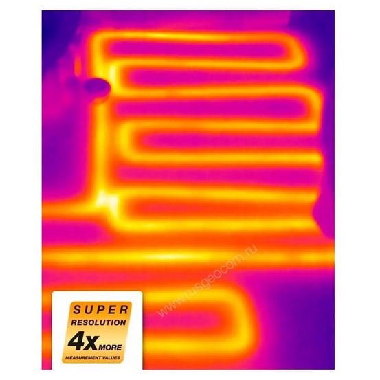 Опция Super Resolution для Testo 885