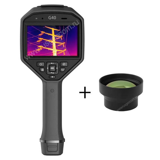 Тепловизор HIKMICRO G40 в комплекте с дополнительным объективом HM-G620-LENS