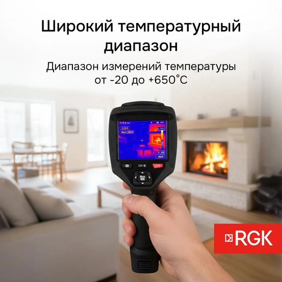 Тепловизор RGK TL-400 с поверкой