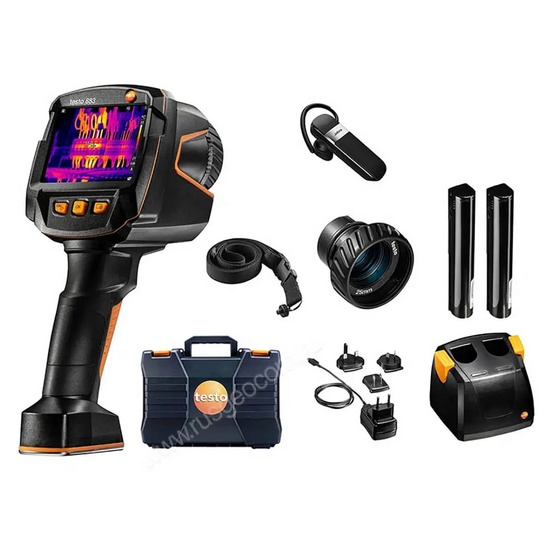 Комплект тепловизора Testo 883 с 2 объективами и принадлежностями