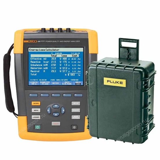 Комплект - анализатор энергии Fluke 435 II с кейсом Fluke C437-II