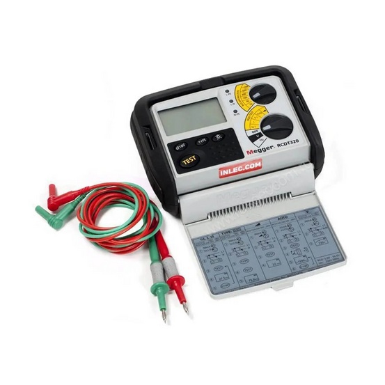 Измеритель параметров УЗО Megger RCDT320