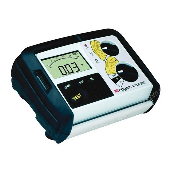 Измеритель параметров УЗО Megger RCDT310