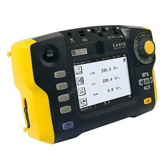 Измеритель параметров безопасности и электроустановок Chauvin Arnoux C.A 6116